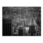 Black and White New York Cityscape Post Cards