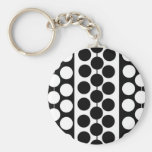 Black and White Pearls Keychain