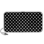 Black and White Polka Dot iPod Speaker