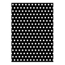 Black and White Polka Dot Pattern. Spotty. Business Card