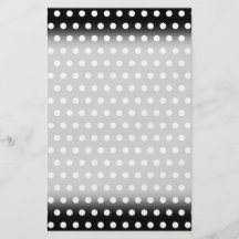 Black and White Polka Dot Pattern. Spotty. Custom Flyer