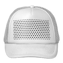 Black and White Polka Dot Pattern. Spotty. Hats