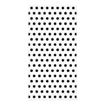 Black and White Polka Dot Pattern. Spotty. Customized Photo Card