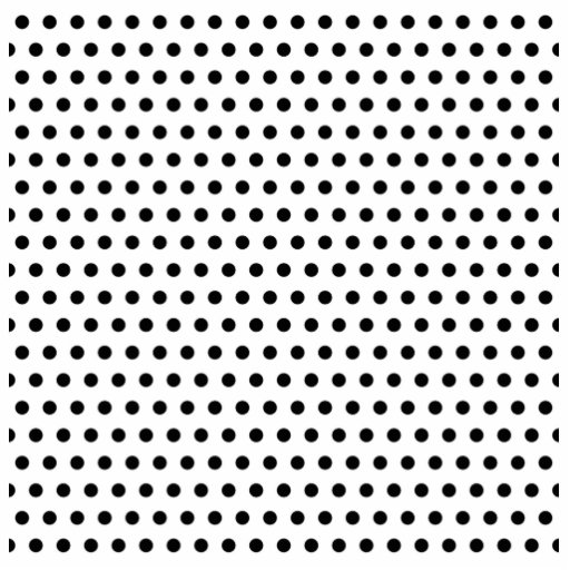 Black and White Polka Dot Pattern. Spotty. Acrylic Cut Outs