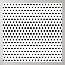 Black and White Polka Dot Pattern. Spotty. Print