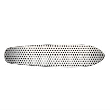 Black and White Polka Dot Pattern. Spotty. Skateboard