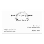Black and White Rainbow Shaped Music Staff Business Card Templates