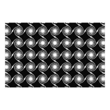 Black and White Spirals Pattern. Stationery Paper