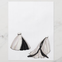 Black and White Wedding Gown Full Color Flyer