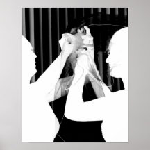 Black and white wedding veil by bride &bridesmaid print