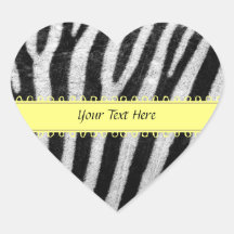 Black and White Zebra Sticker
