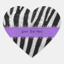 Black and White Zebra Sticker