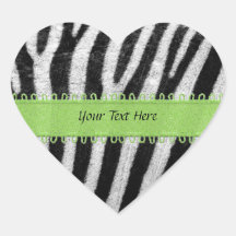 Black and White Zebra Sticker