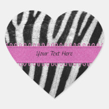 Black and White Zebra Sticker