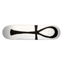 Black Ankh Skateboard