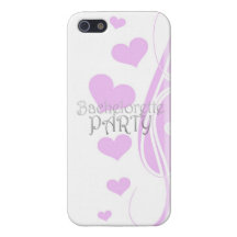black bachelorette wedding bridal shower party fun iPhone 5 cover