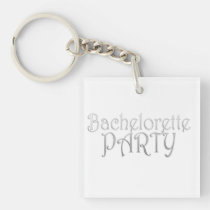 black bachelorette wedding bridal shower party fun key chains