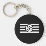 Black BDSM Flag Keychain