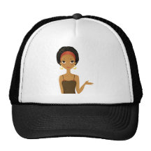 Black beauty trucker hat