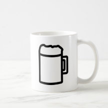 black beer icon mugs