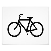 Black Bike Route Photograph