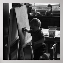 Black Board Print