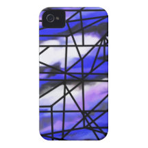 Black Building Outlines Against The Sky Case-Mate iPhone 4 Cases