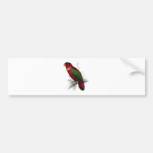 Black-Capped Lory by Edward Lear Bumper Sticker