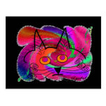Black Cat Lovers Art Gifts Post Cards
