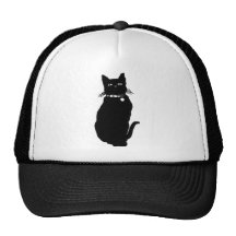 black_cat mesh hat