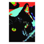 Black Cat Personalized Stationery