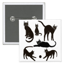 Black Cat Pin