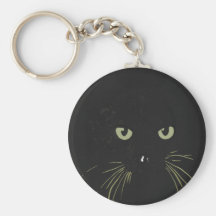 black cat products key chain