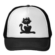 Black Cat Trucker Hats