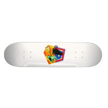 Black cat & witches hat skateboards