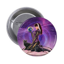 "Black Cats Divination" Pin
