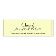 Black Celtic Knot Wedding Drink Tickets Business Cards