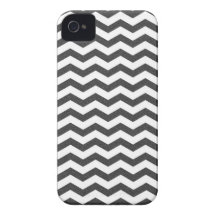 Black chevron zig zag textured zigzag pattern iPhone 4 Case-Mate cases