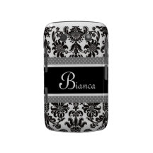 BLACK DAMASK BB BOLD Case Blackberry Bold Case