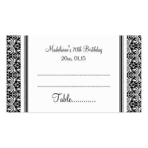 table place cards template