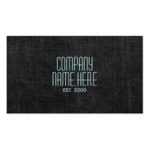 Black Denim Business Card