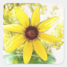Black Eyed Susan Bouquet Sticker