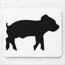 black farrow icon mouse pad