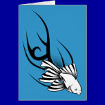 BLACK FISH TATTOO GRAPHICS DESIGNS rough tough cards