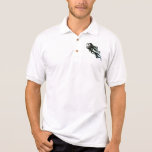 Black Flaming 8 Ball Polo