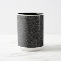 Black Glitter Mugs