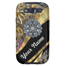 Black & gold bling
