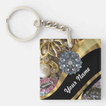 Black & gold bling