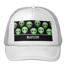 Black & Green Alien Hats
