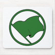 Black Green Purple Flag Plain No Symbol Blank Mousemat